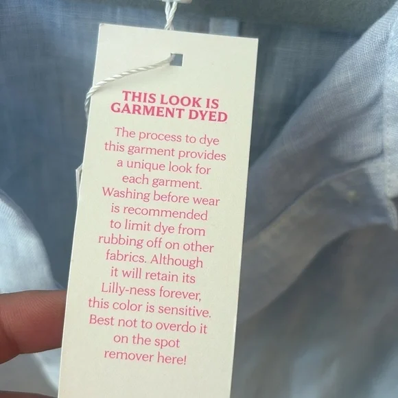 NWT Dresher Button Down linen Romper Lilly Pulitzer - Picture 6 of 6